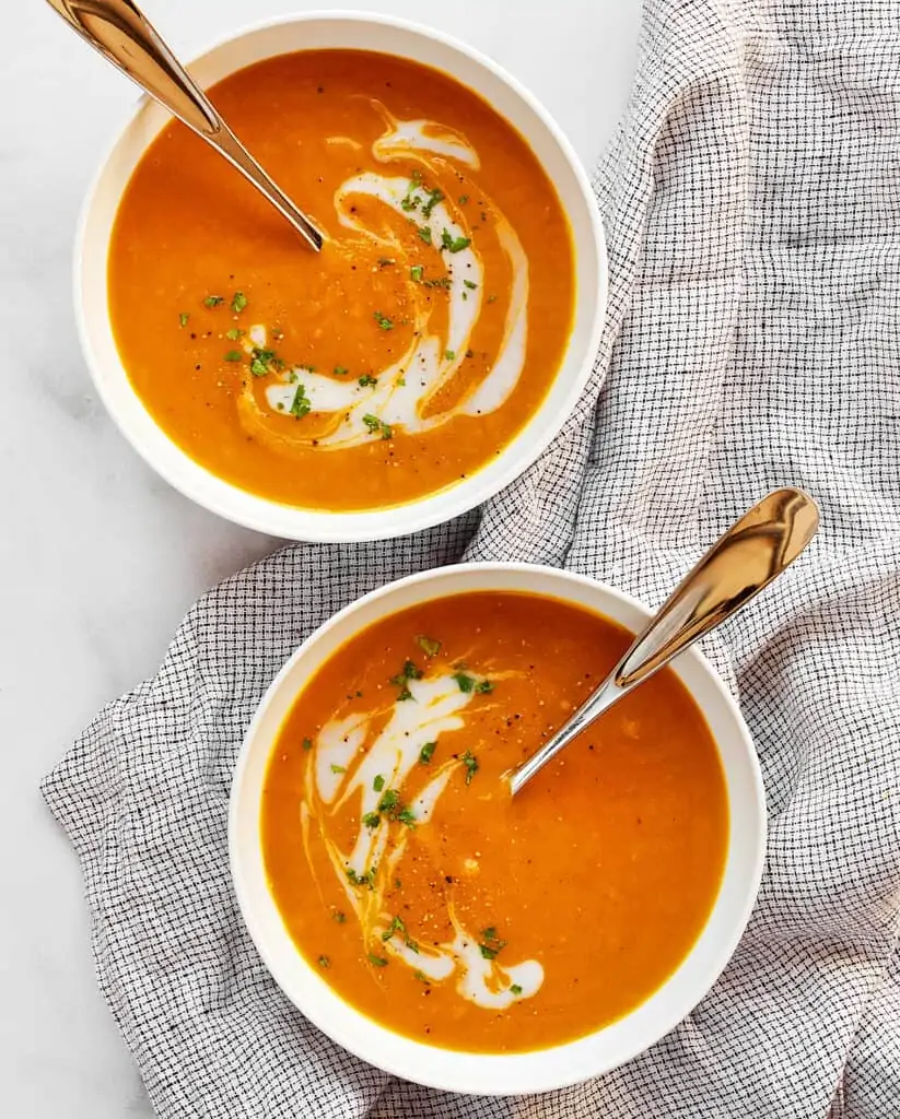 Turmeric Butternut Squash Apple Soup