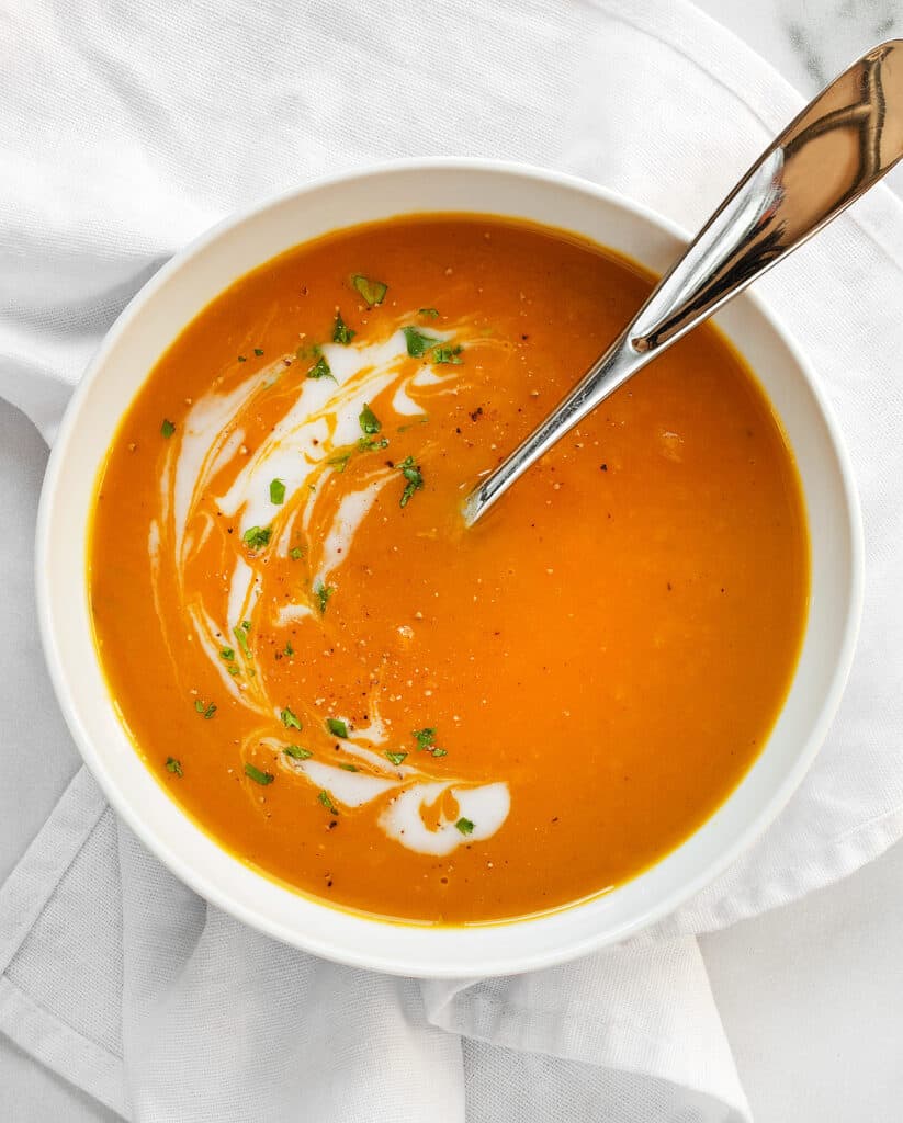Turmeric Butternut Squash Apple Soup