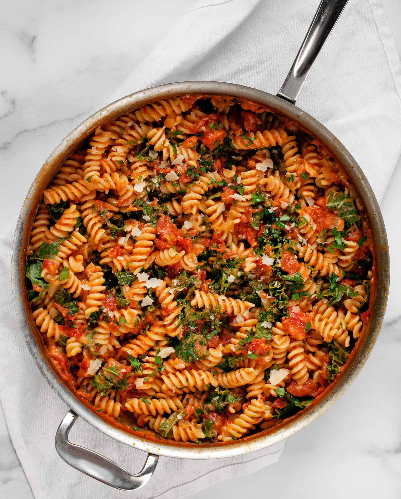 Creamy Tomato Mushroom Pasta