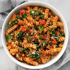 Creamy Tomato Mushroom Pasta