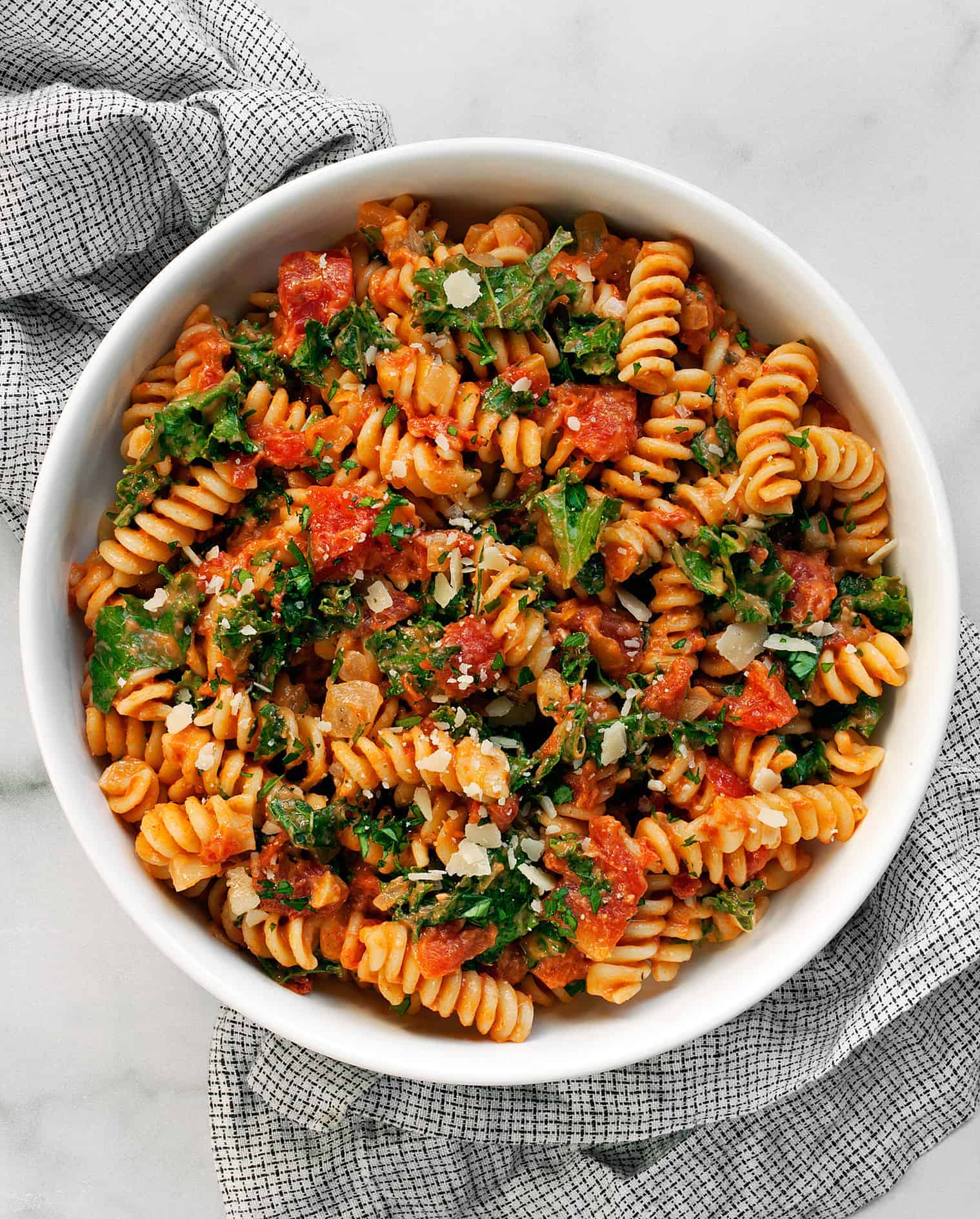 Creamy Tomato Mushroom Pasta