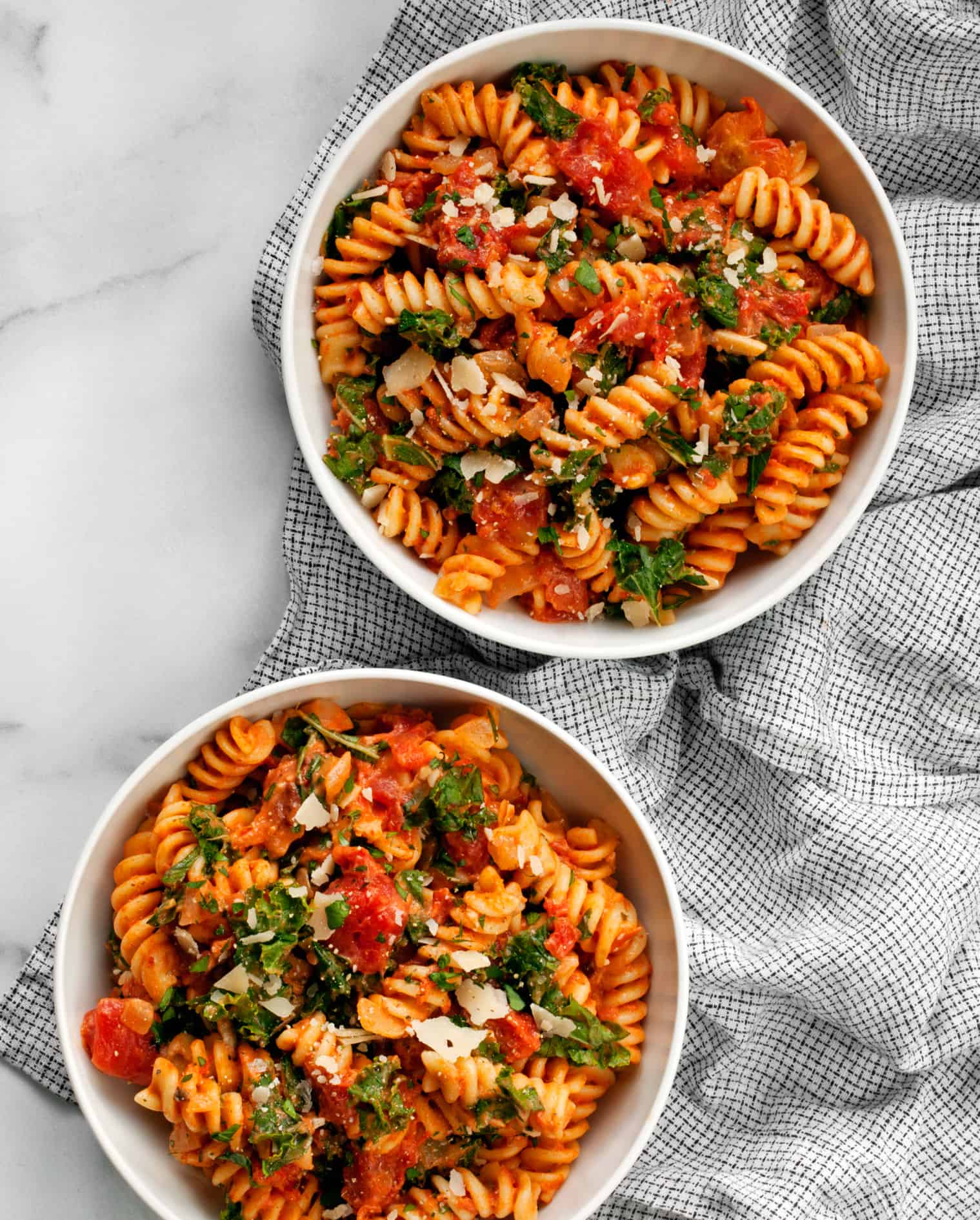 Creamy Tomato Mushroom Pasta