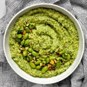 Edamame Pistachio Dip