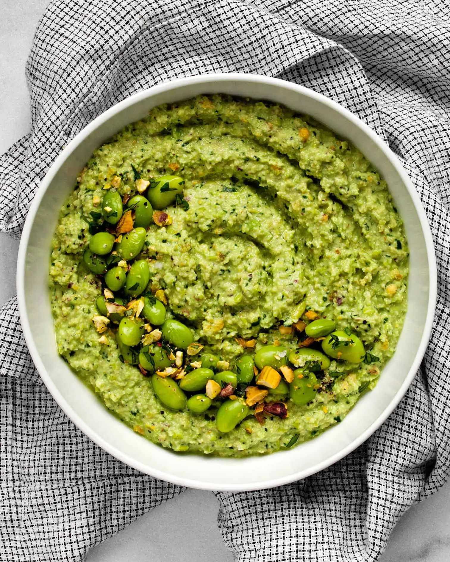 Edamame Pistachio Dip