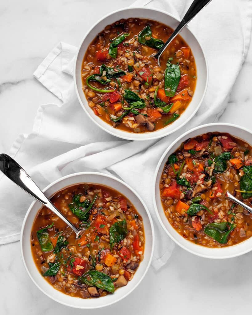 Lentil Wild Rice Soup