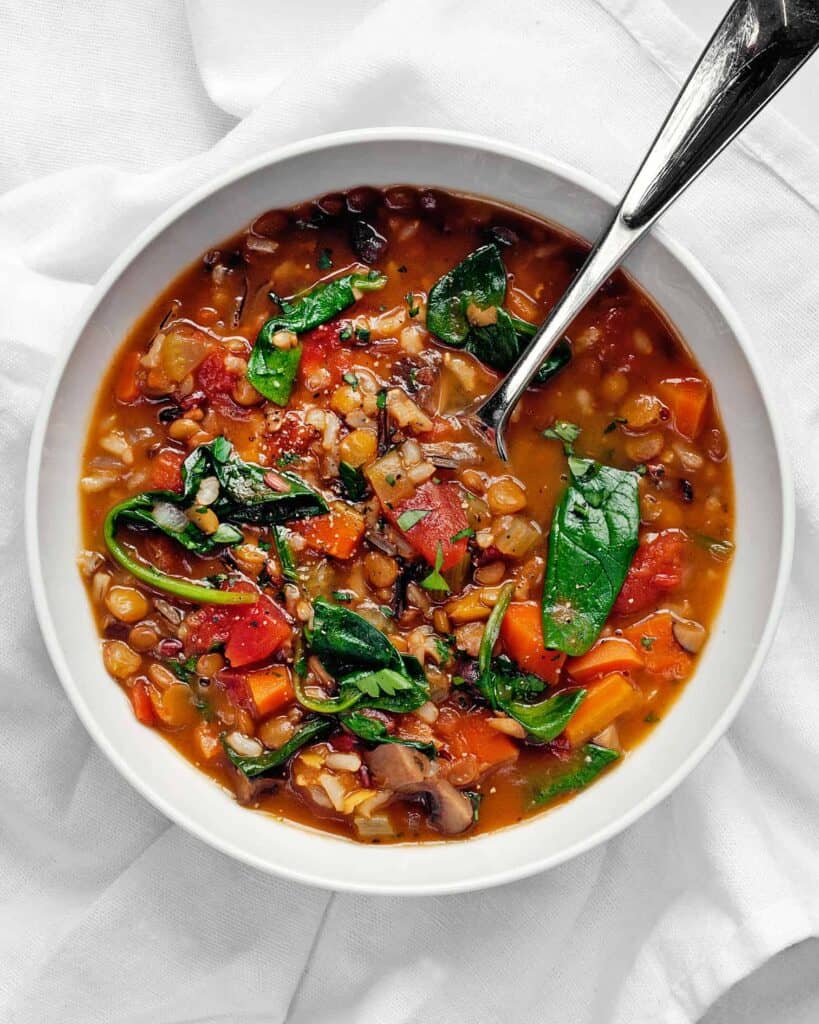 Lentil Wild Rice Soup