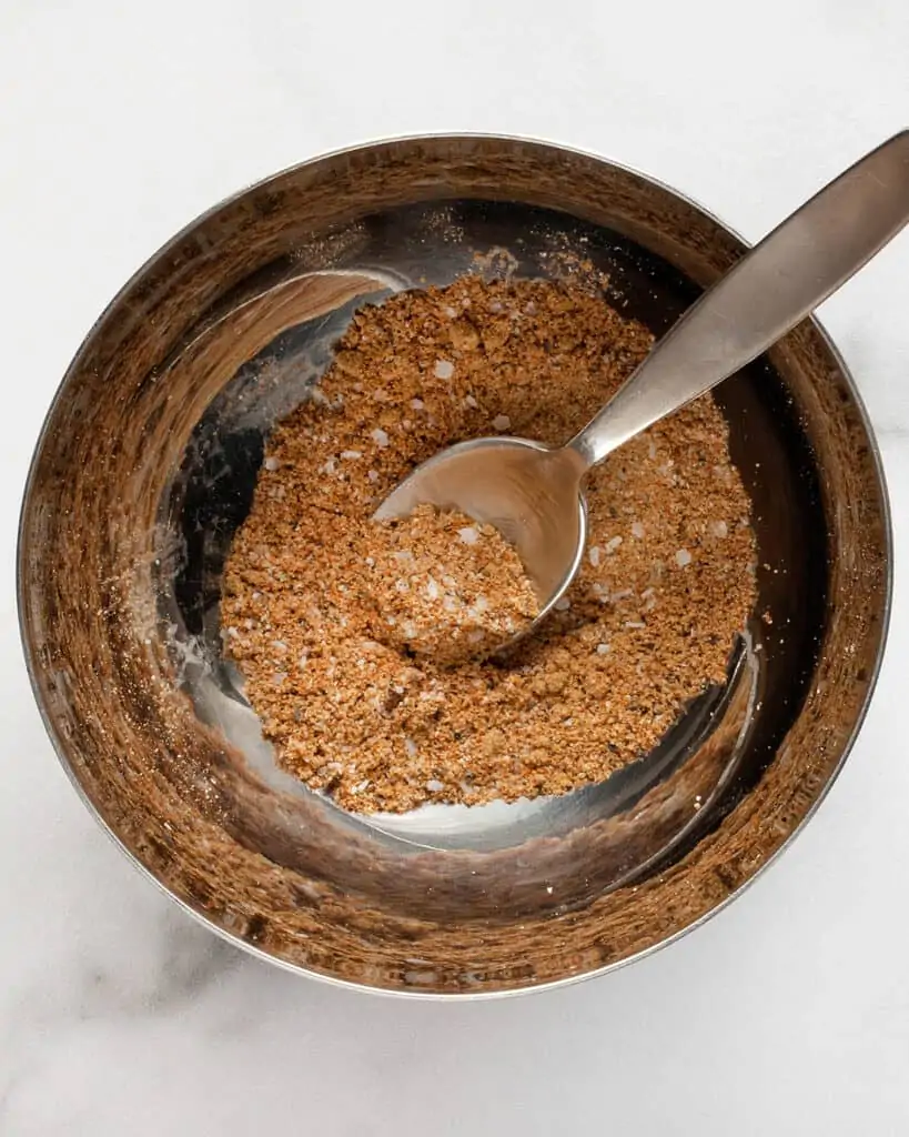 Dried seasonings in a bowl