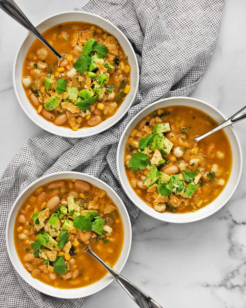Vegan Poblano White Bean Chili