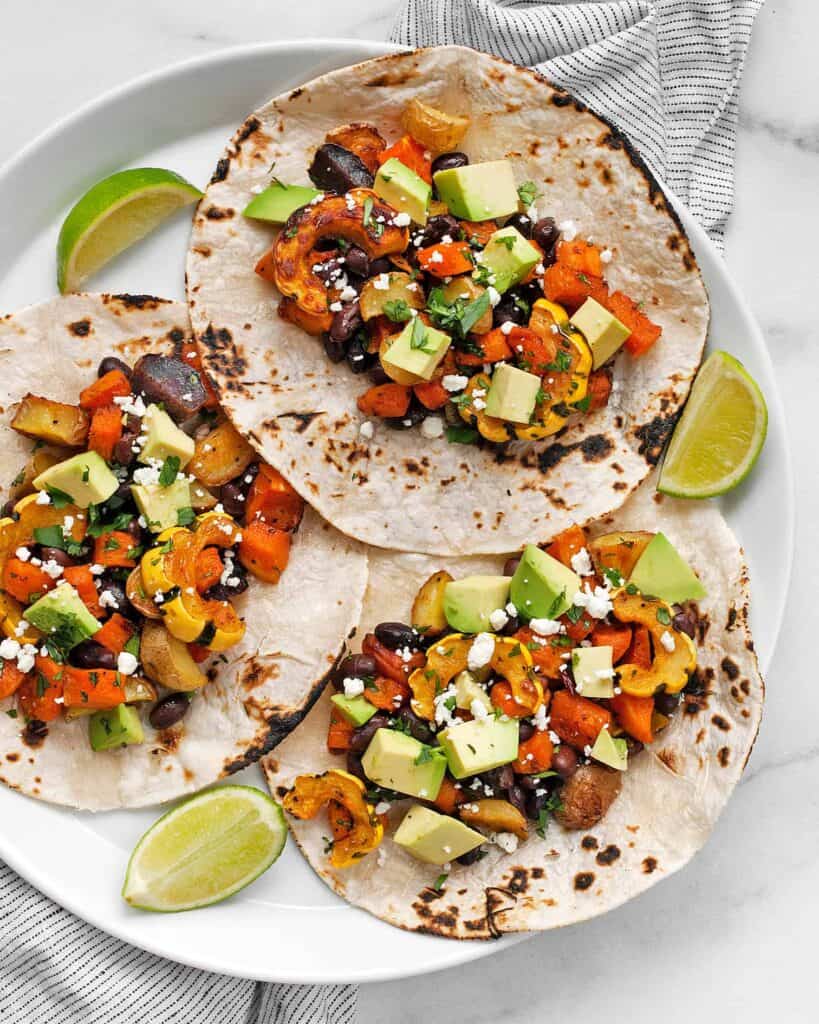 Chipotle Roasted Vegetable Tacos