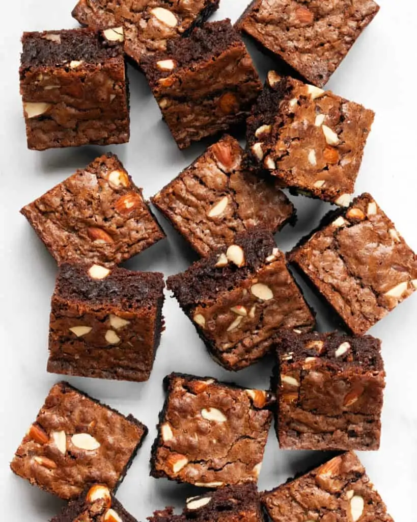 Milk Chocolate Almond Brownies