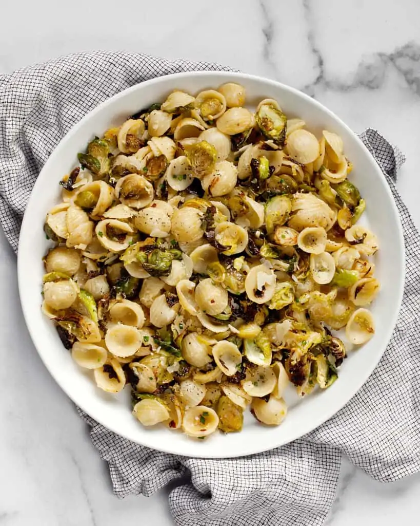 Roasted Brussels Sprout Pasta