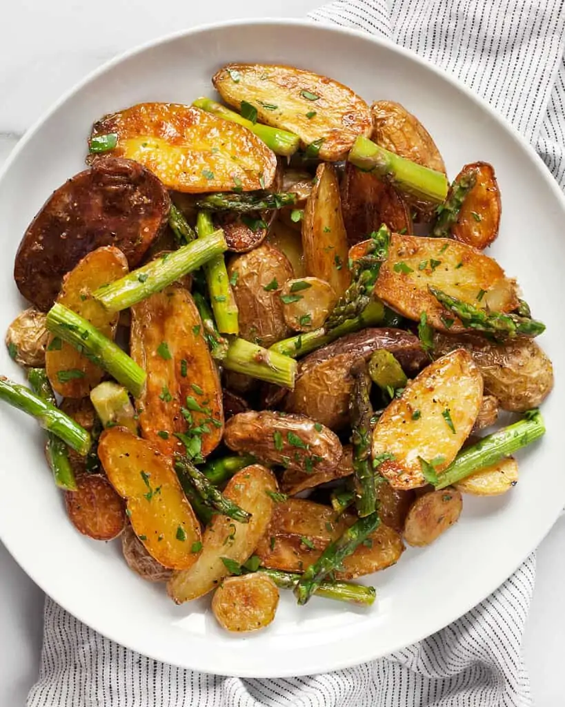Roasted Asparagus Potato Salad