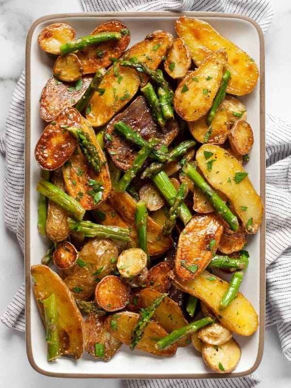 Roasted Asparagus Potato Salad