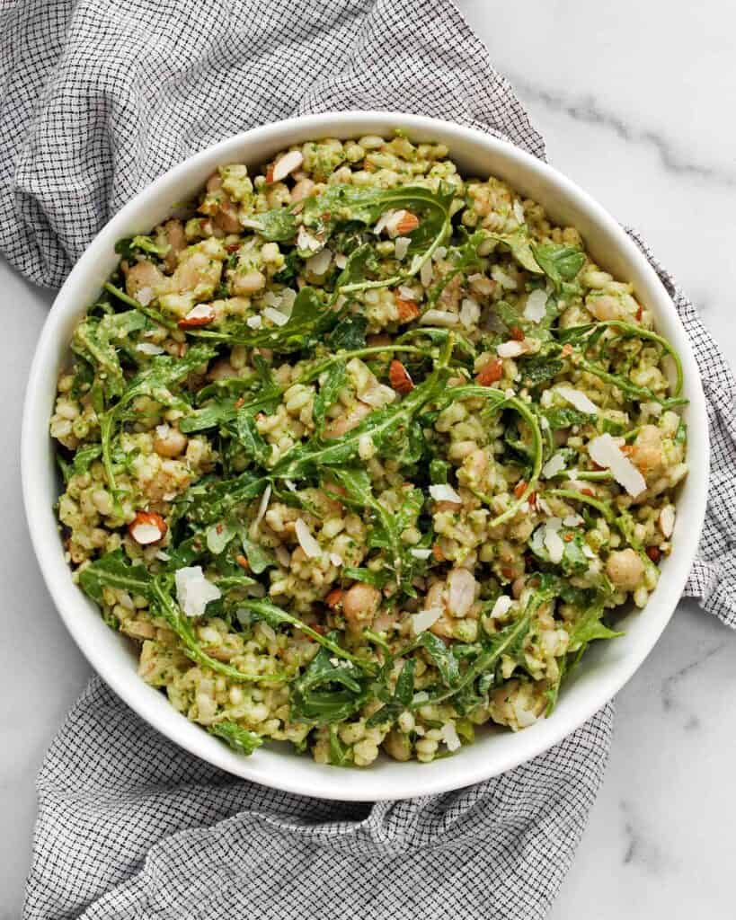 Arugula Cannellini Bean Barley