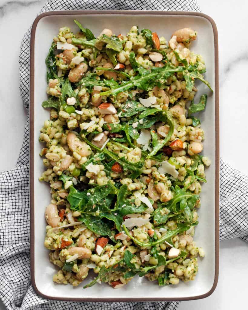 Arugula Cannellini Bean Barley