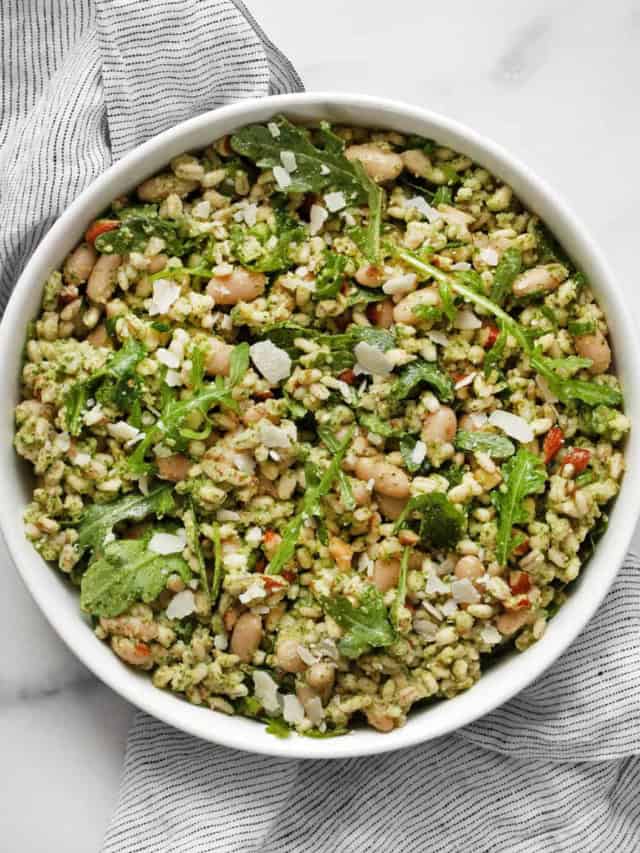 Arugula Cannellini Bean Barley