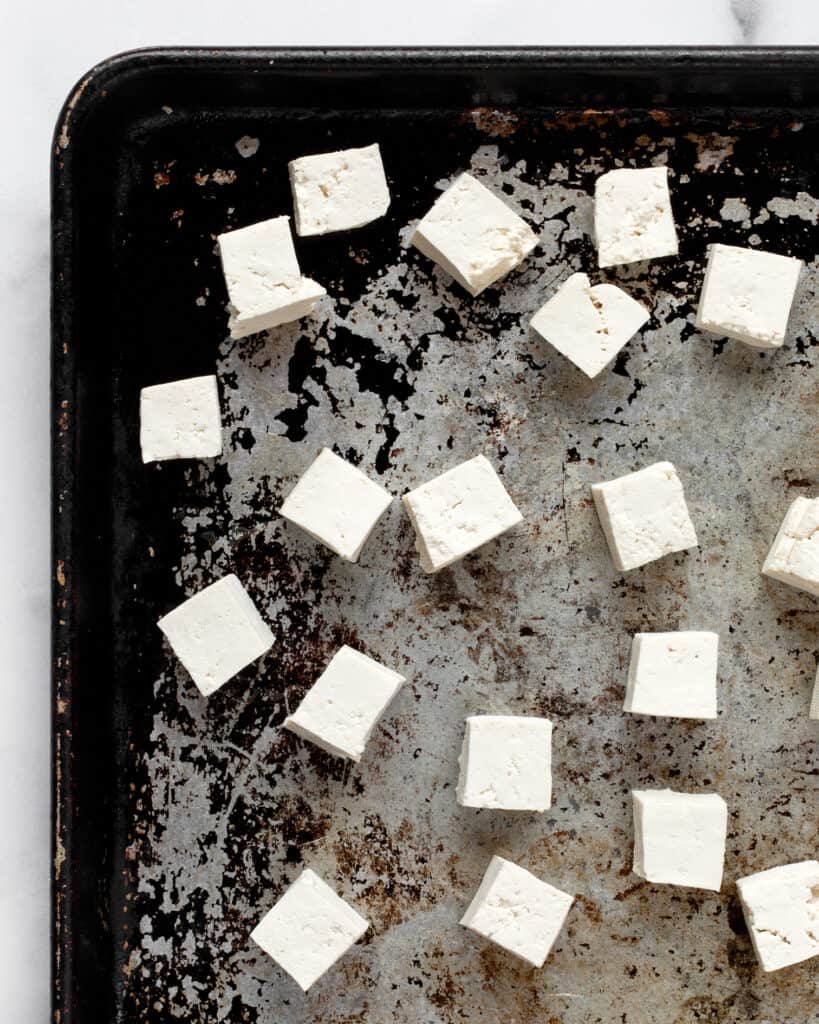 Easy Vegan Sesame Tofu Asparagus Last Ingredient