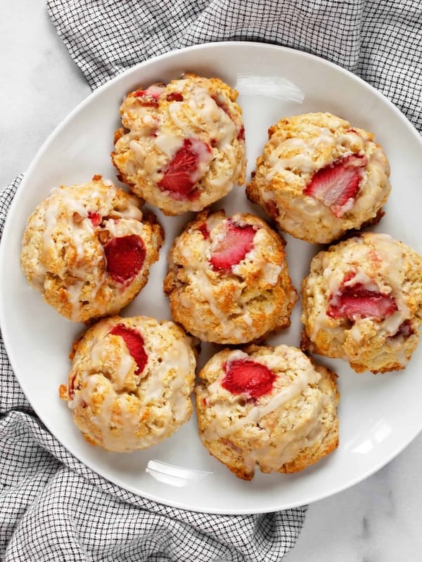 Strawberry Almond Scones