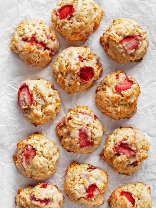 Strawberry Almond Scones