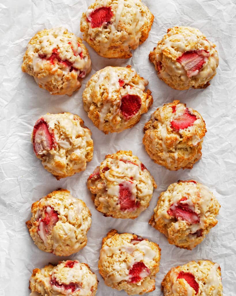 Strawberry Almond Scones