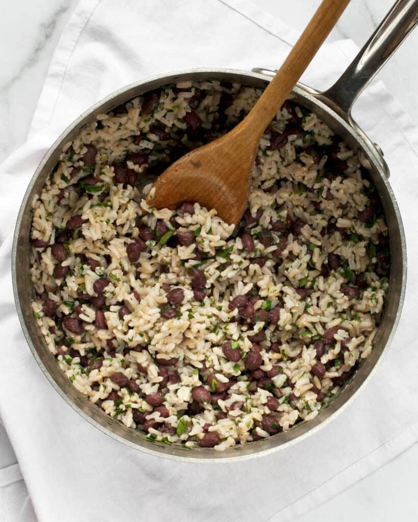 Cilantro Lime Black Bean Rice