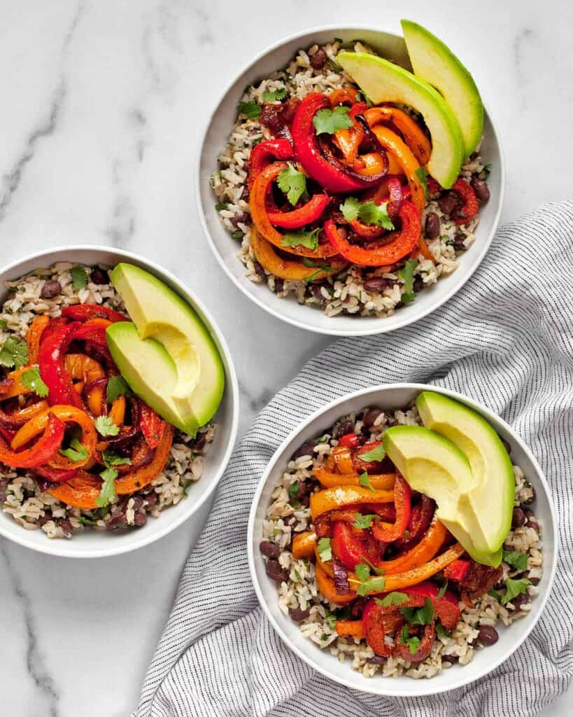 Veggie Fajita Bowls