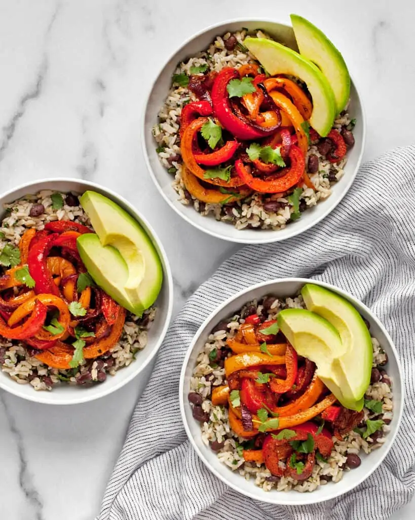 Veggie Fajita Bowls