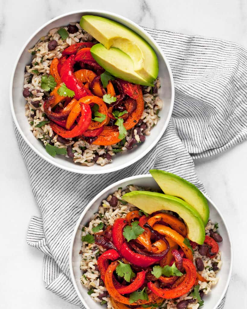 Veggie Fajita Bowls