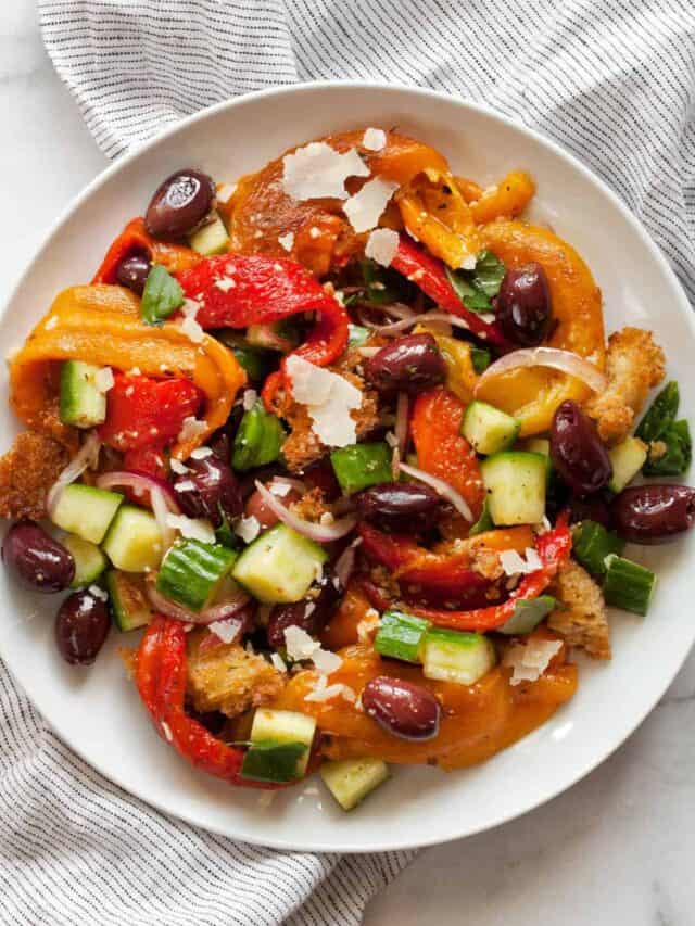 Roasted Pepper Salad Last Ingredient