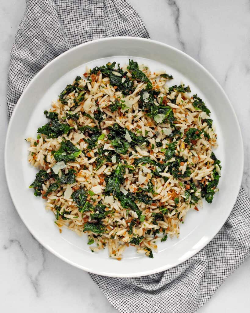 Lemon Kale Orzo