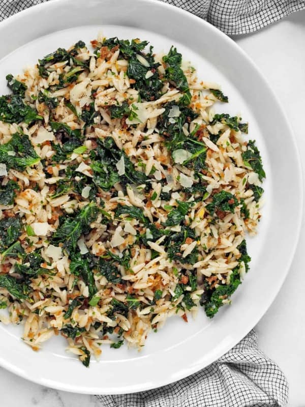 Lemon Kale Orzo