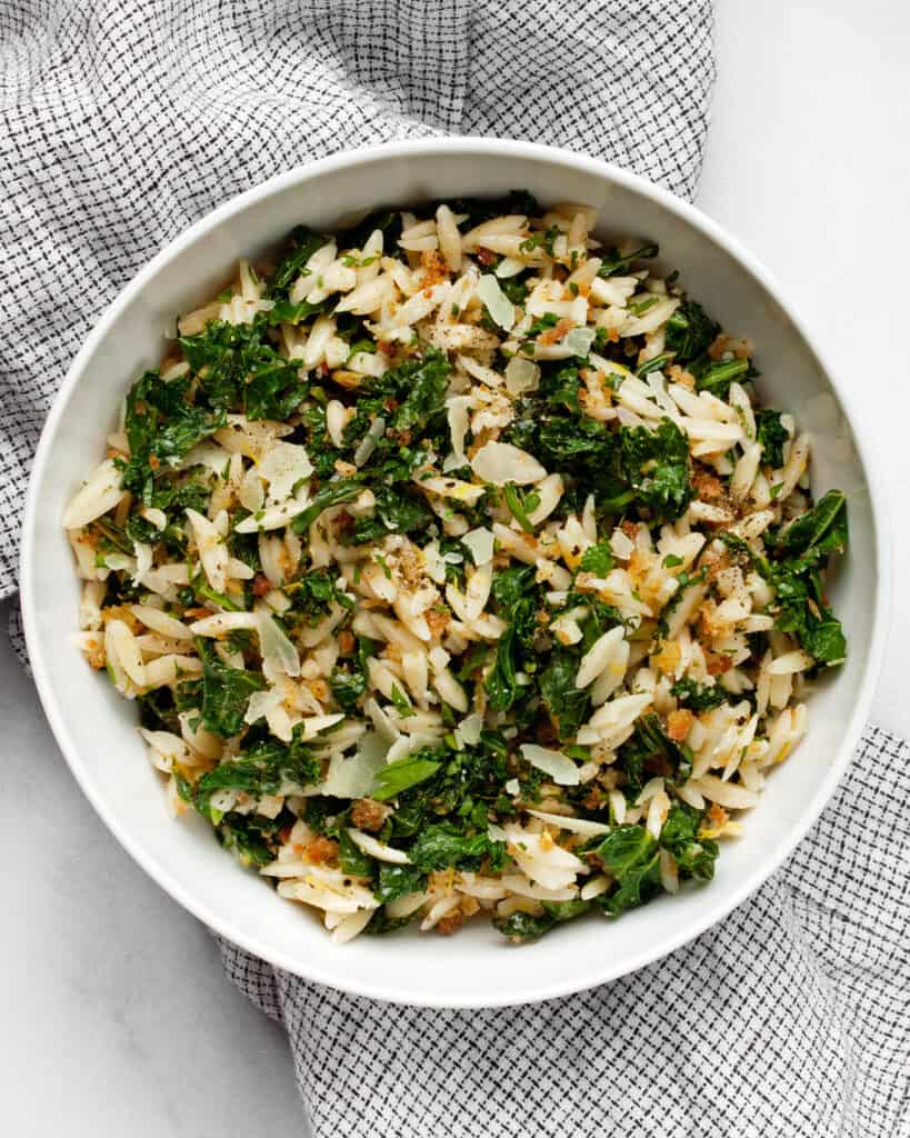 Lemon Kale Orzo
