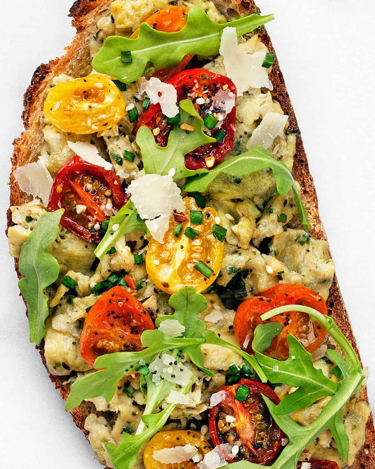 Pesto Eggs With Roasted Tomatoes Last Ingredient