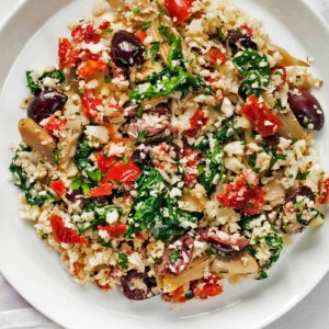 Tomato Olive Artichoke Cauliflower Rice