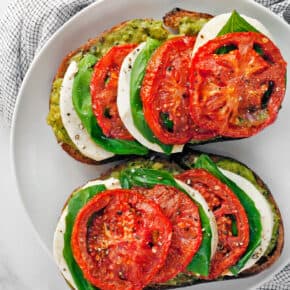 Caprese Avocado Toast