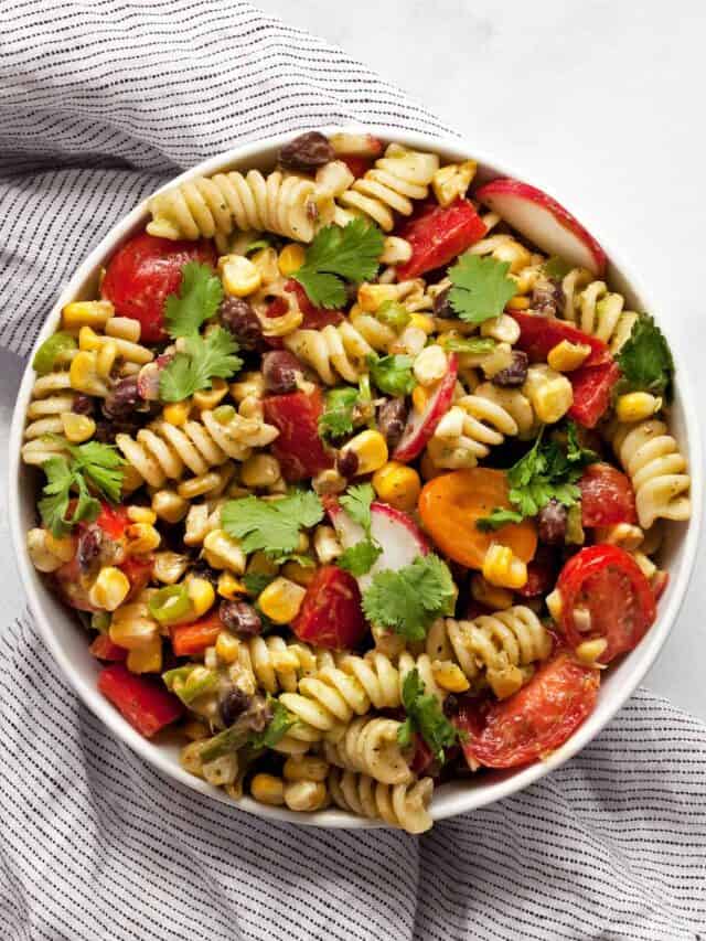 Southwest Pasta Salad Recipe Last Ingredient