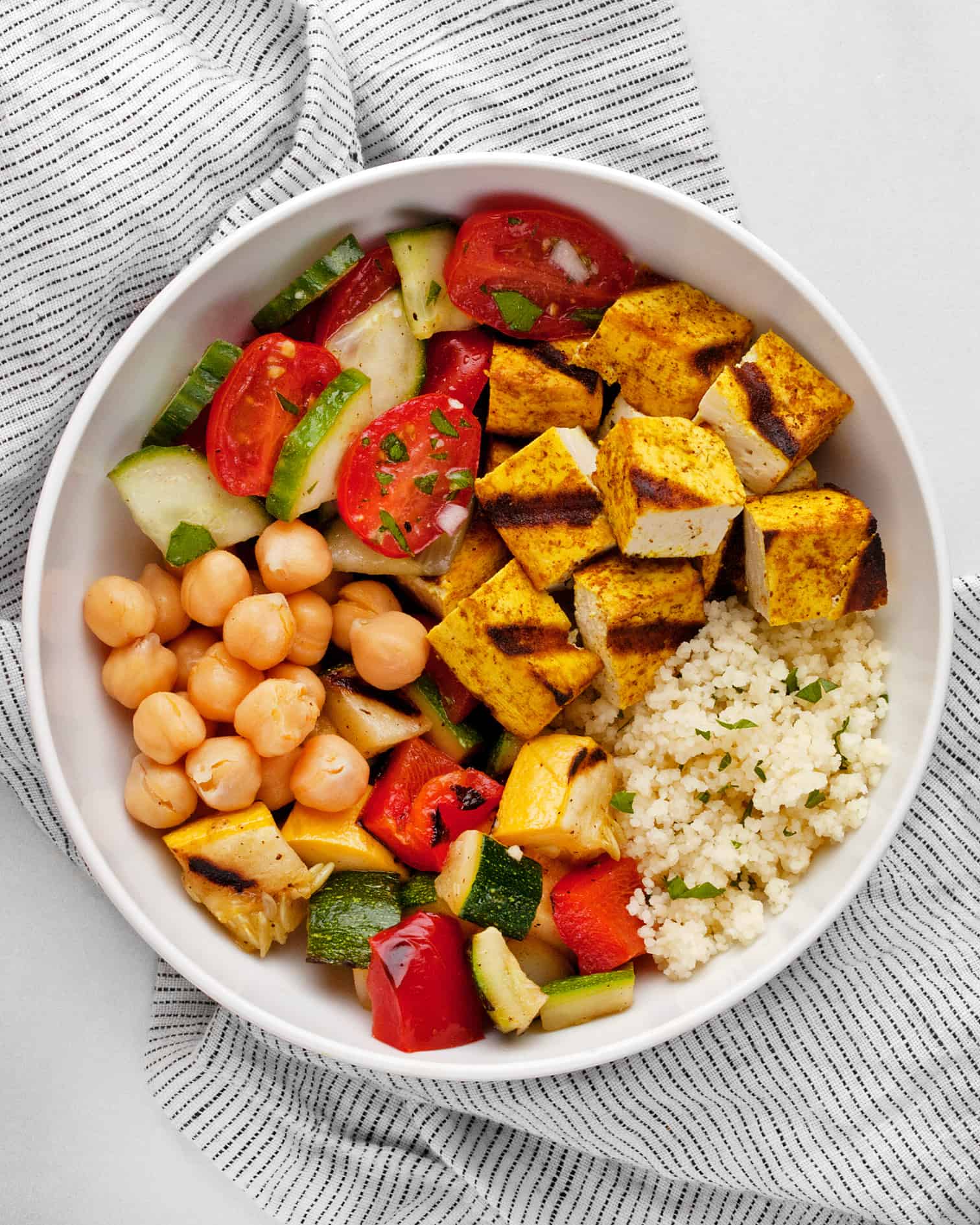 Grilled Tofu Shawarma with Vegetables Last Ingredient