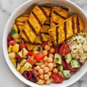 Grilled Tofu Shawarma