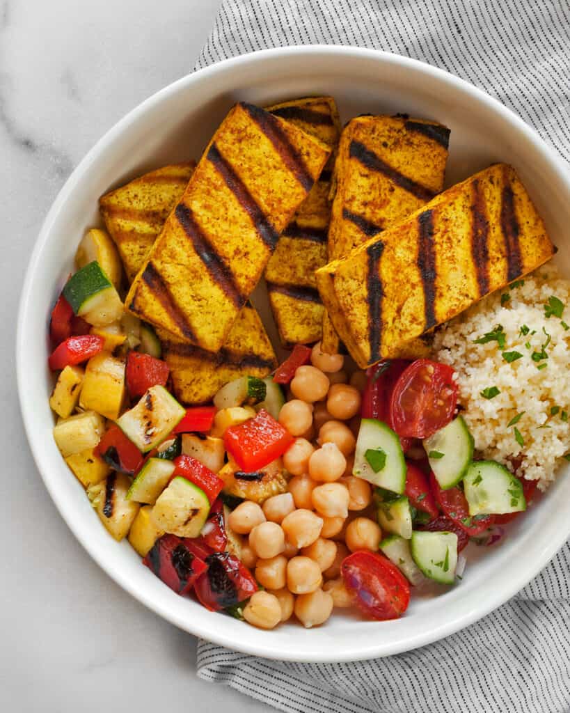 Grilled Tofu Shawarma