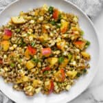 Peach Corn Farro