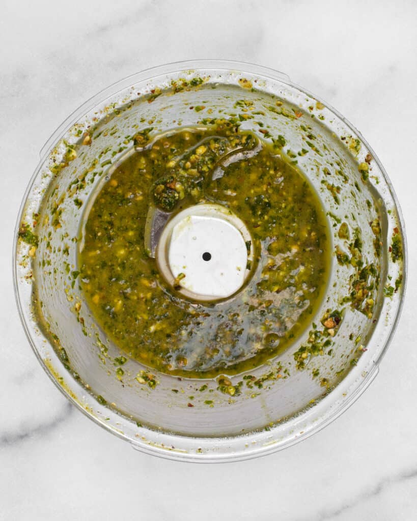 Pistachio parsley pesto