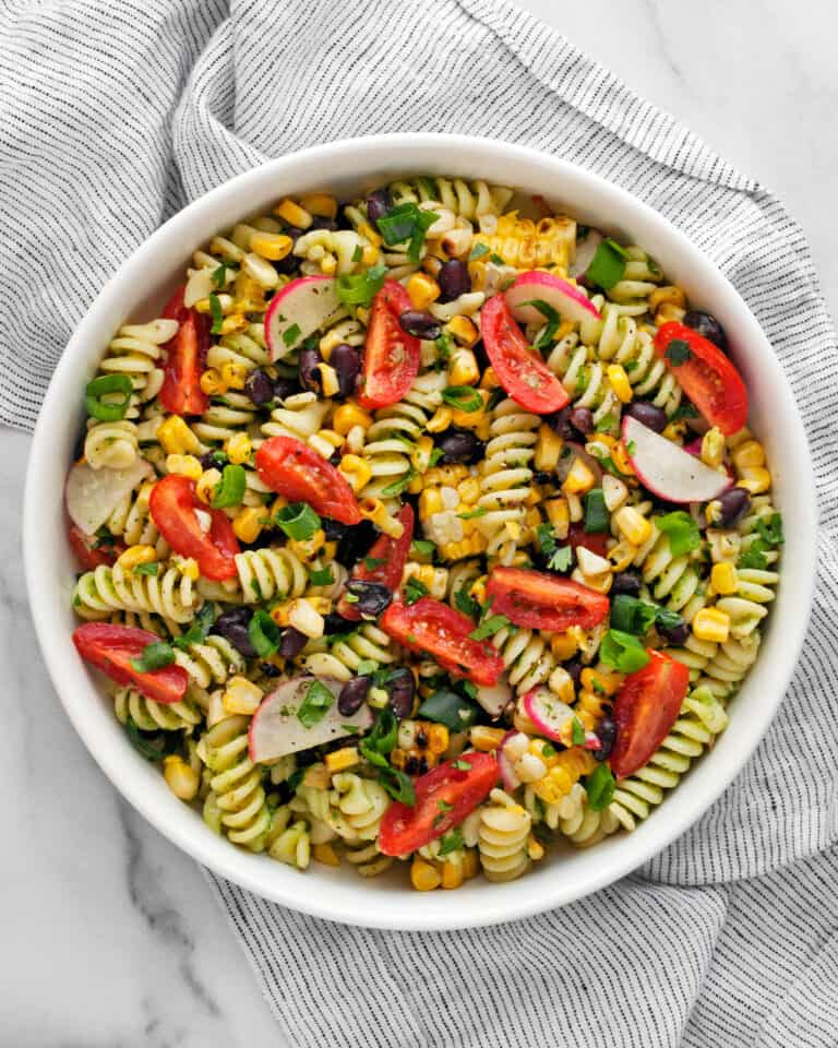 Southwestern Pasta Salad & Avocado Lime Dressing Last Ingredient