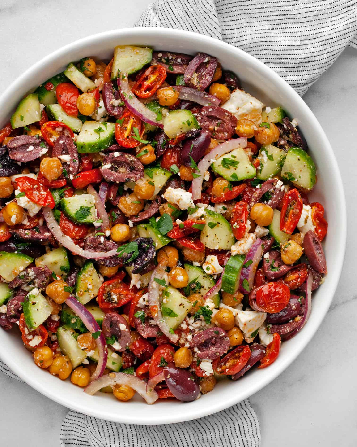 Greek Chickpea Salad