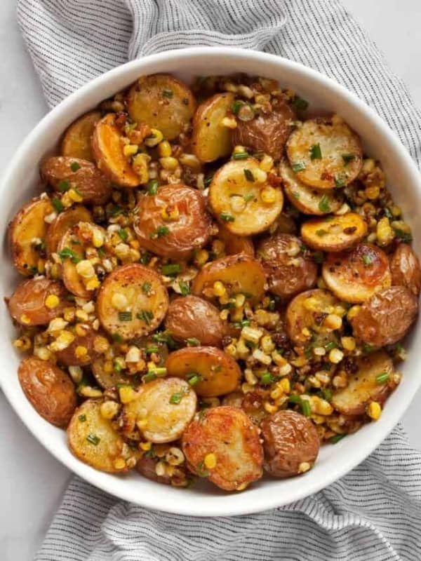 Roasted Red Potato Salad with Corn