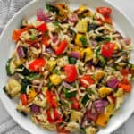 Grilled Vegetable Orzo Salad
