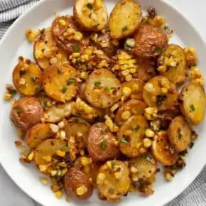 Roasted Red Potato Salad with Corn