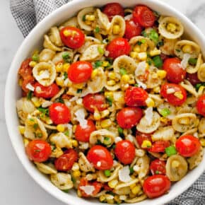 Tomato Corn Orecchiette