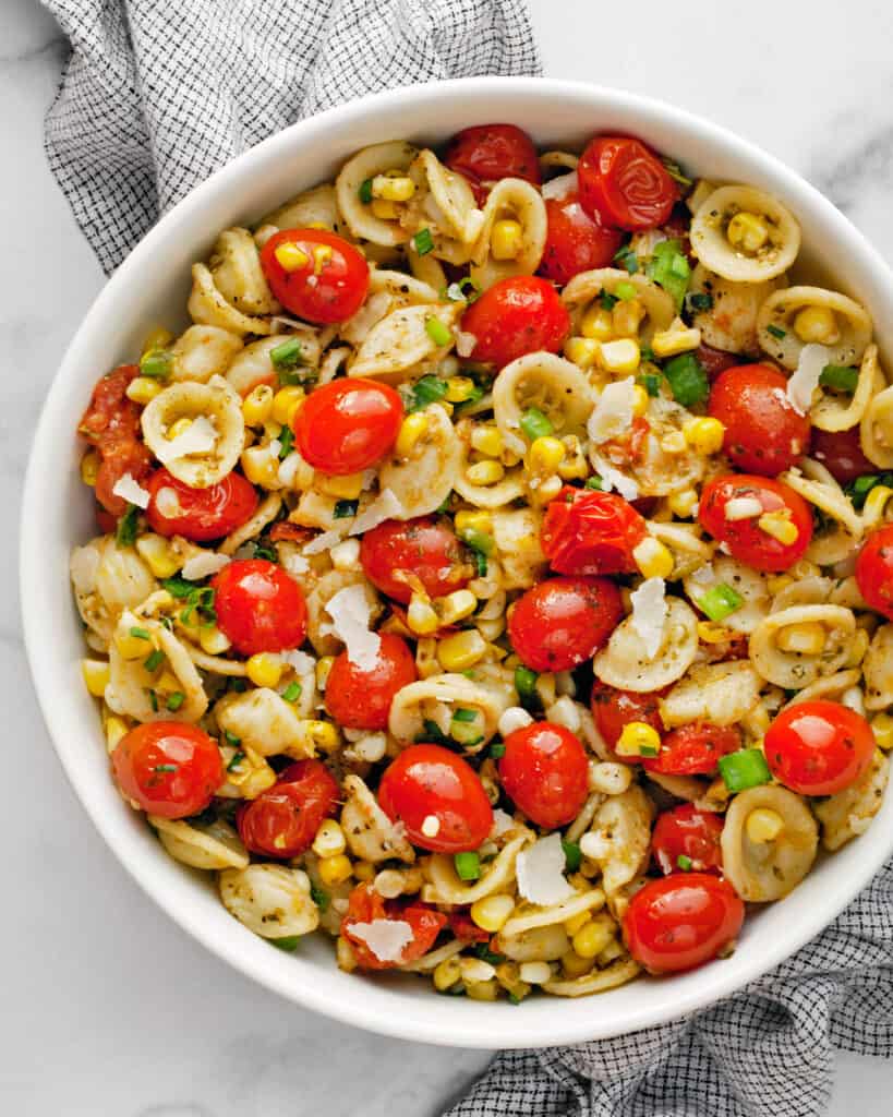 Tomato Corn Orecchiette