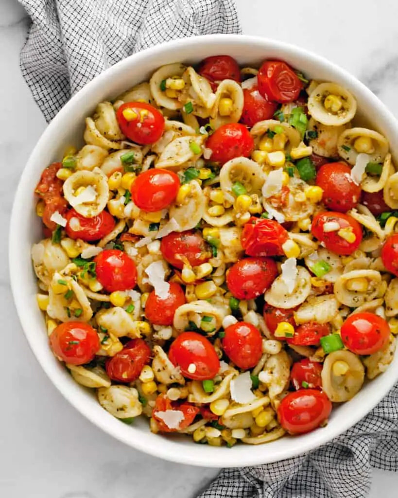 Tomato Corn Orecchiette