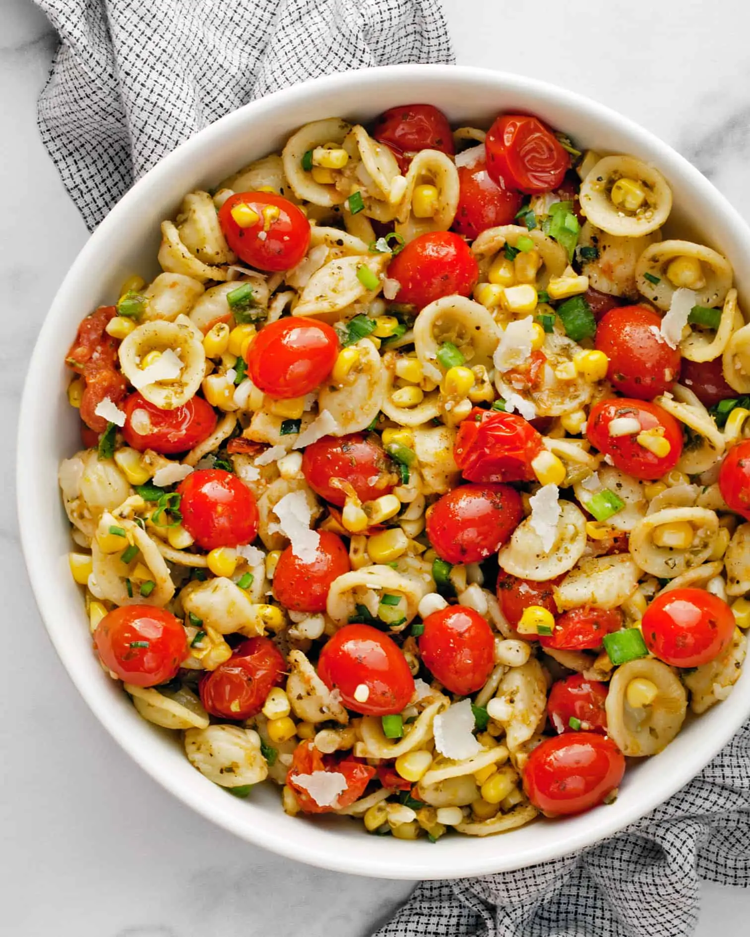 Tomato Corn Orecchiette
